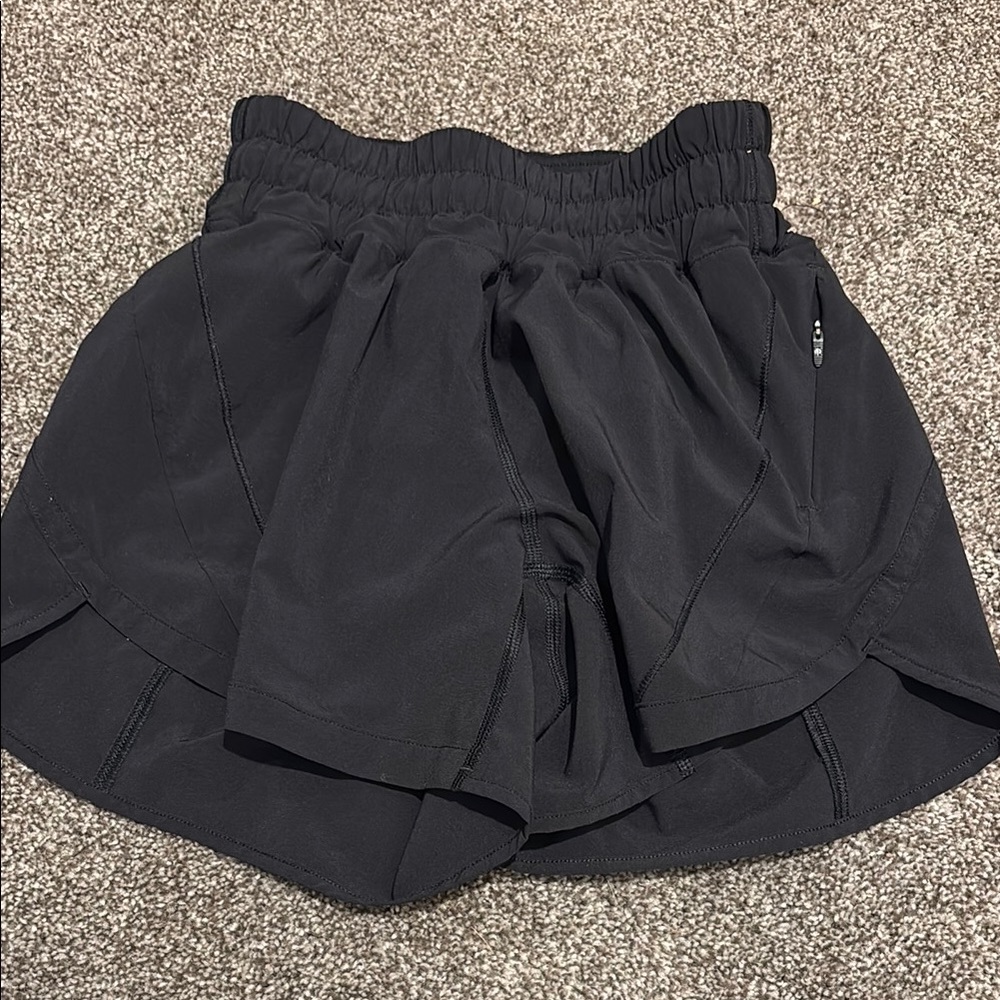 Lululemon Women's Black Athletic Shorts Size 0